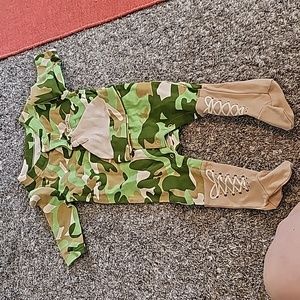 STUNNING BABY ASPEN CAMO BABY ONESIE